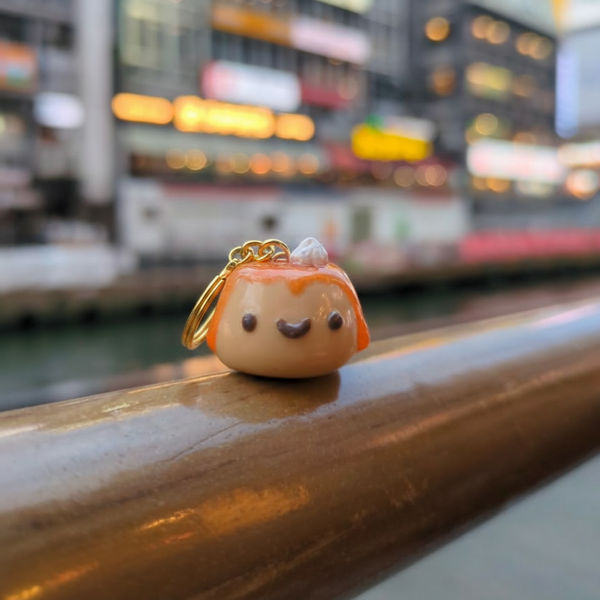 Frankie the Flan charm