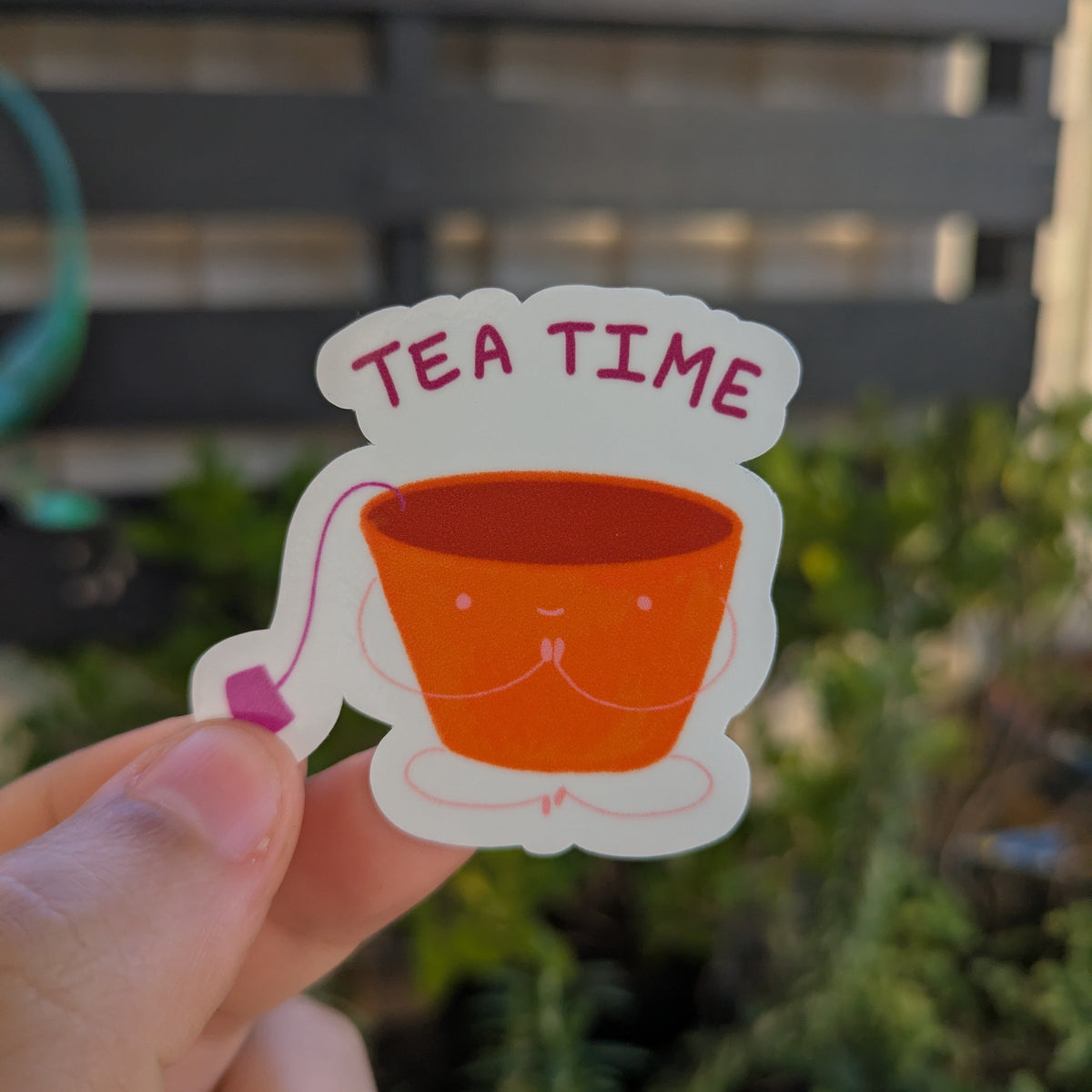 Pegatina de la hora del té