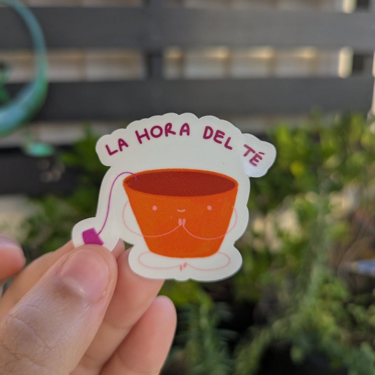 Pegatina de la hora del té